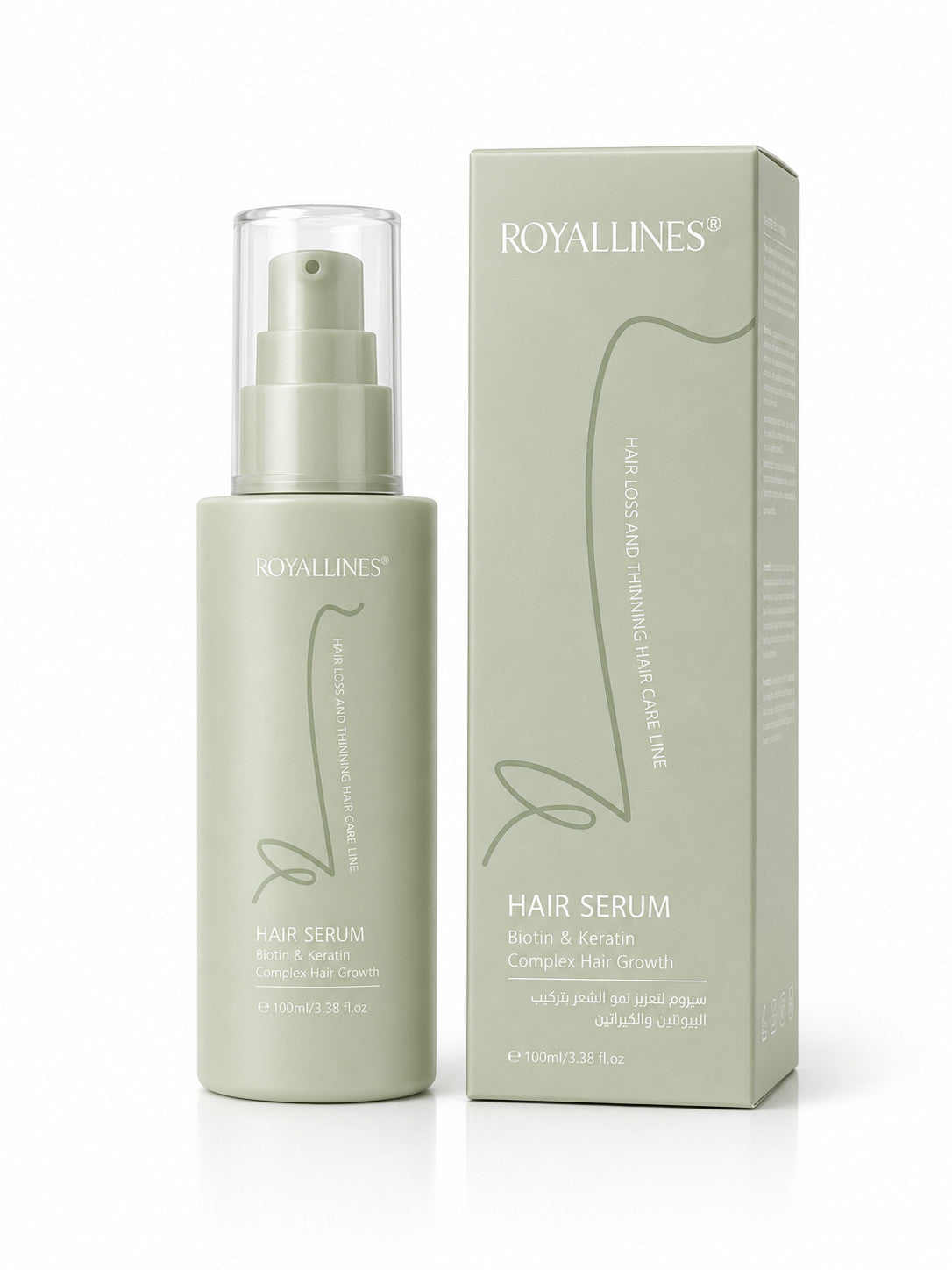 Royallines Biotin & Keratin Complex Hair Growth Serum 100ml