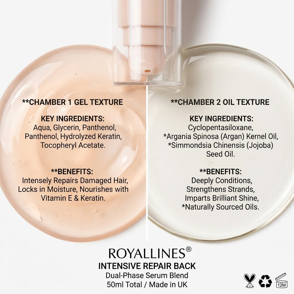 Royallines Argan Oil & Jojoba Oil Intensive Repair Hair Serum 100ml