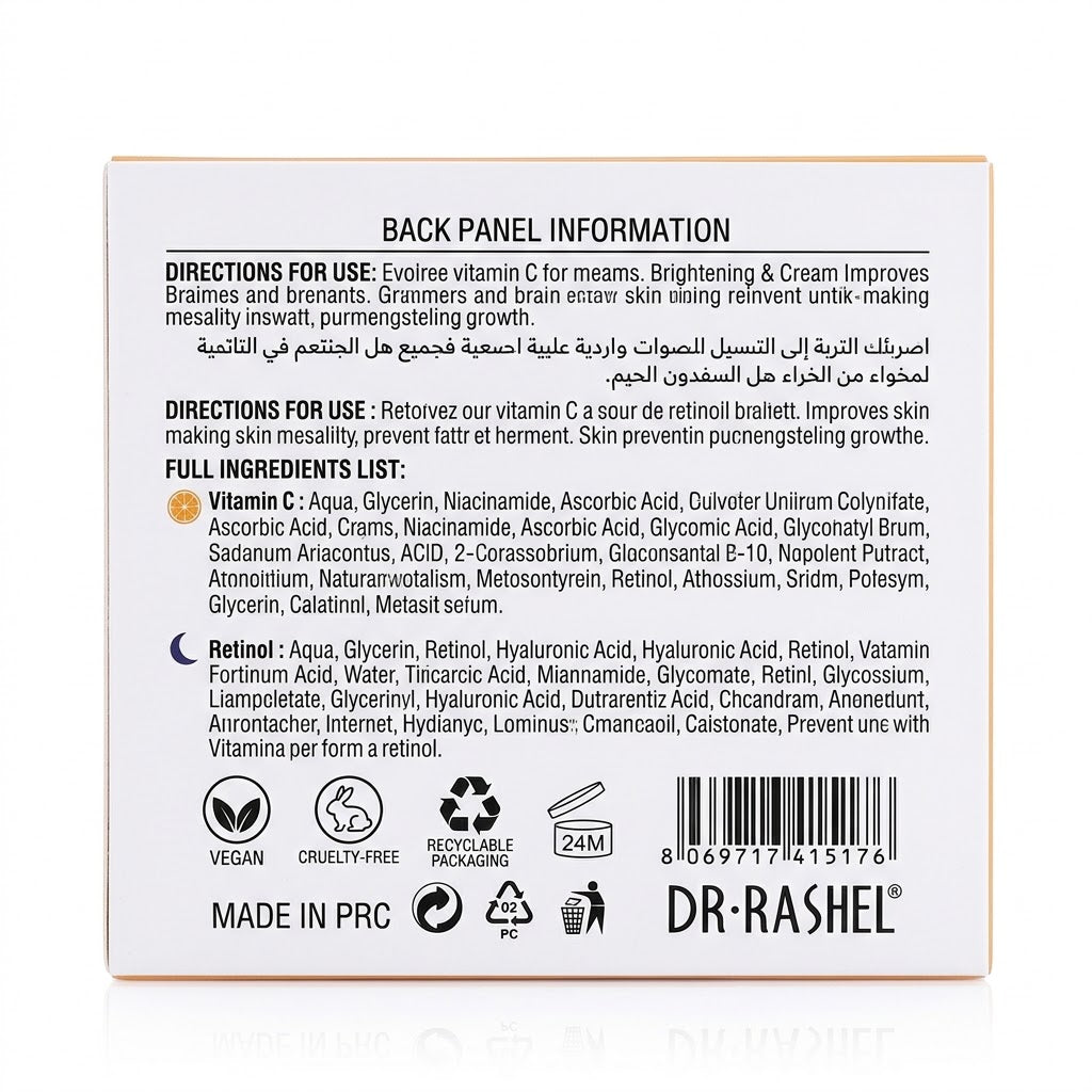 Dr.Rashel Vitamin C & Retinol Set 50g