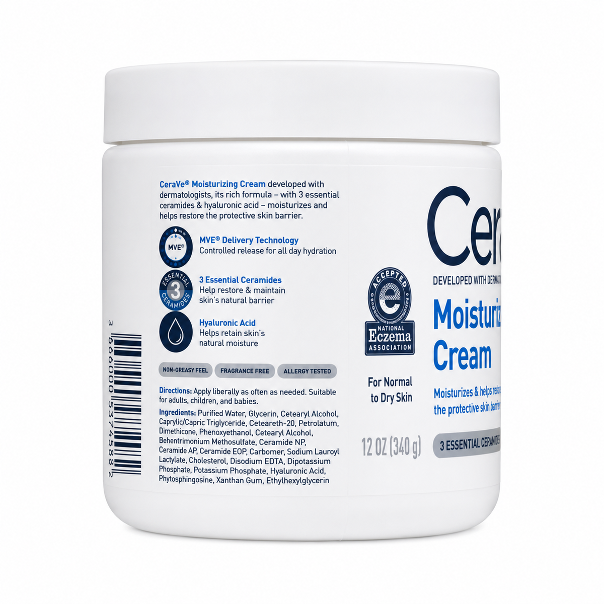 CeraVe FRC Moisturizing Cream 12oz 340g