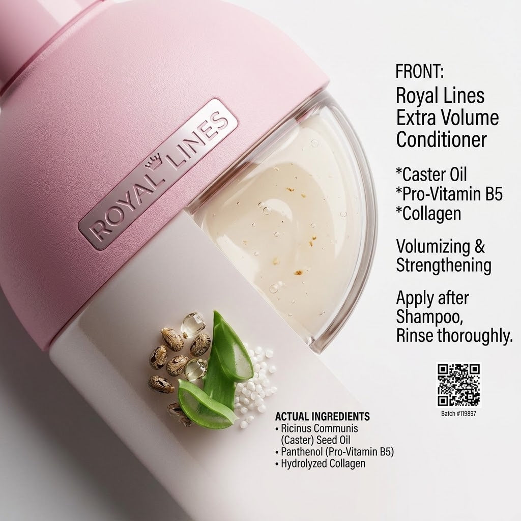 Royallines Shampoo Extra Volume 500ml