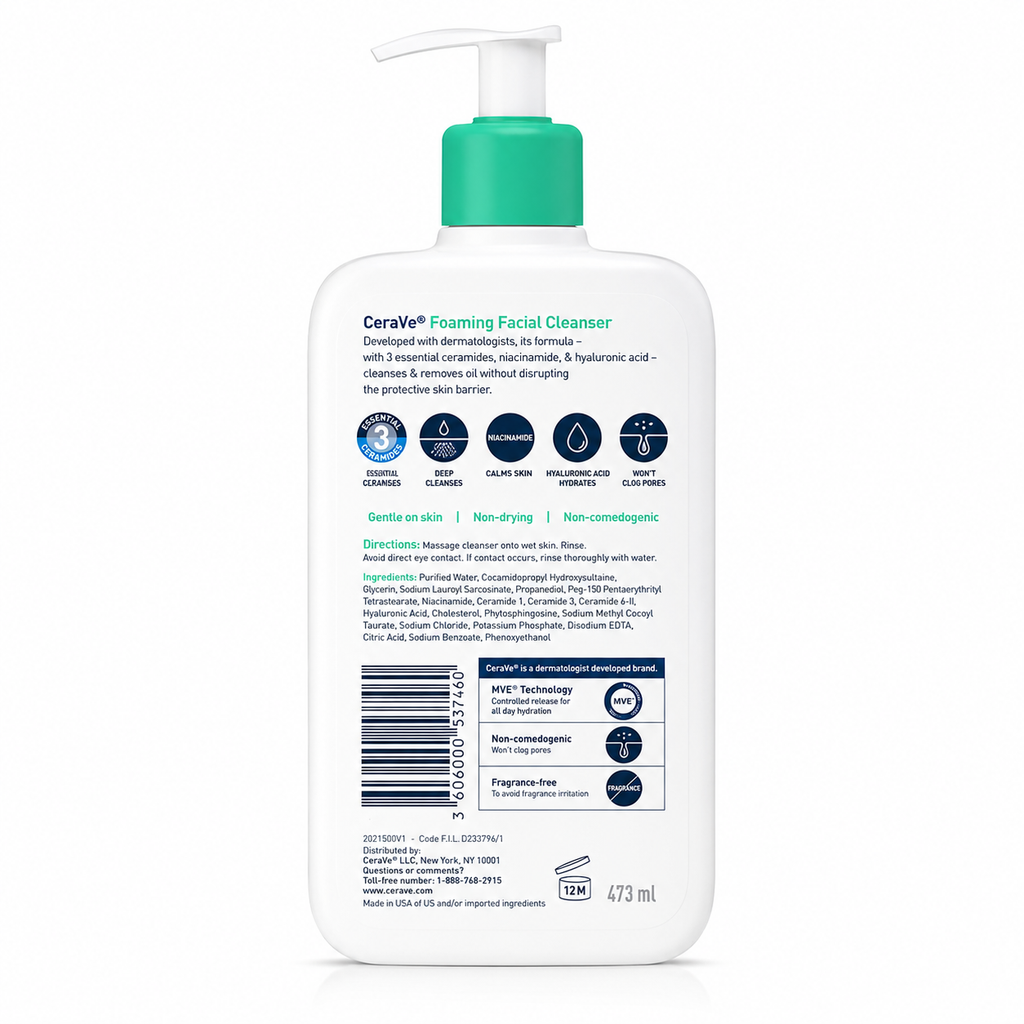 CeraVe Foaming Facial Cleanser 473ml